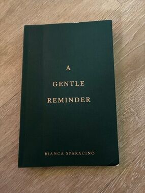 'A Gentle Reminder' Hardcover Art Book - Dark Green